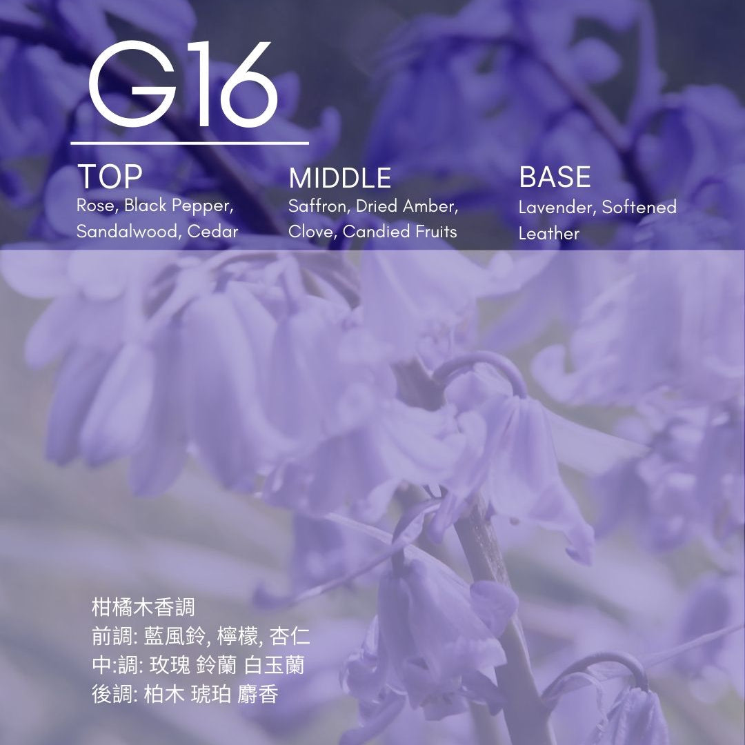 G16 100ml EDP (藍風鈴 麝香)