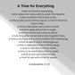 A Time for Everything - Ecclesiastes