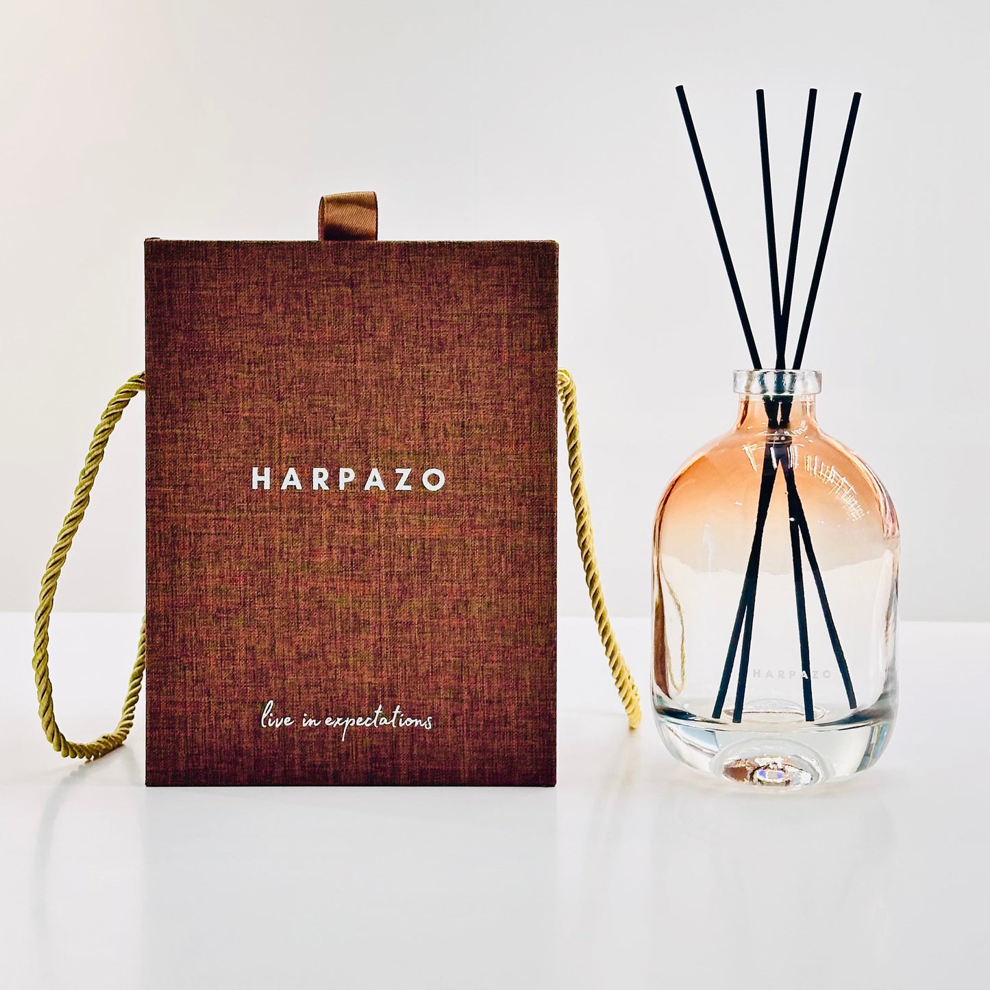 Glass Vessel-Home Fragrance Diffuser Amber 500ml