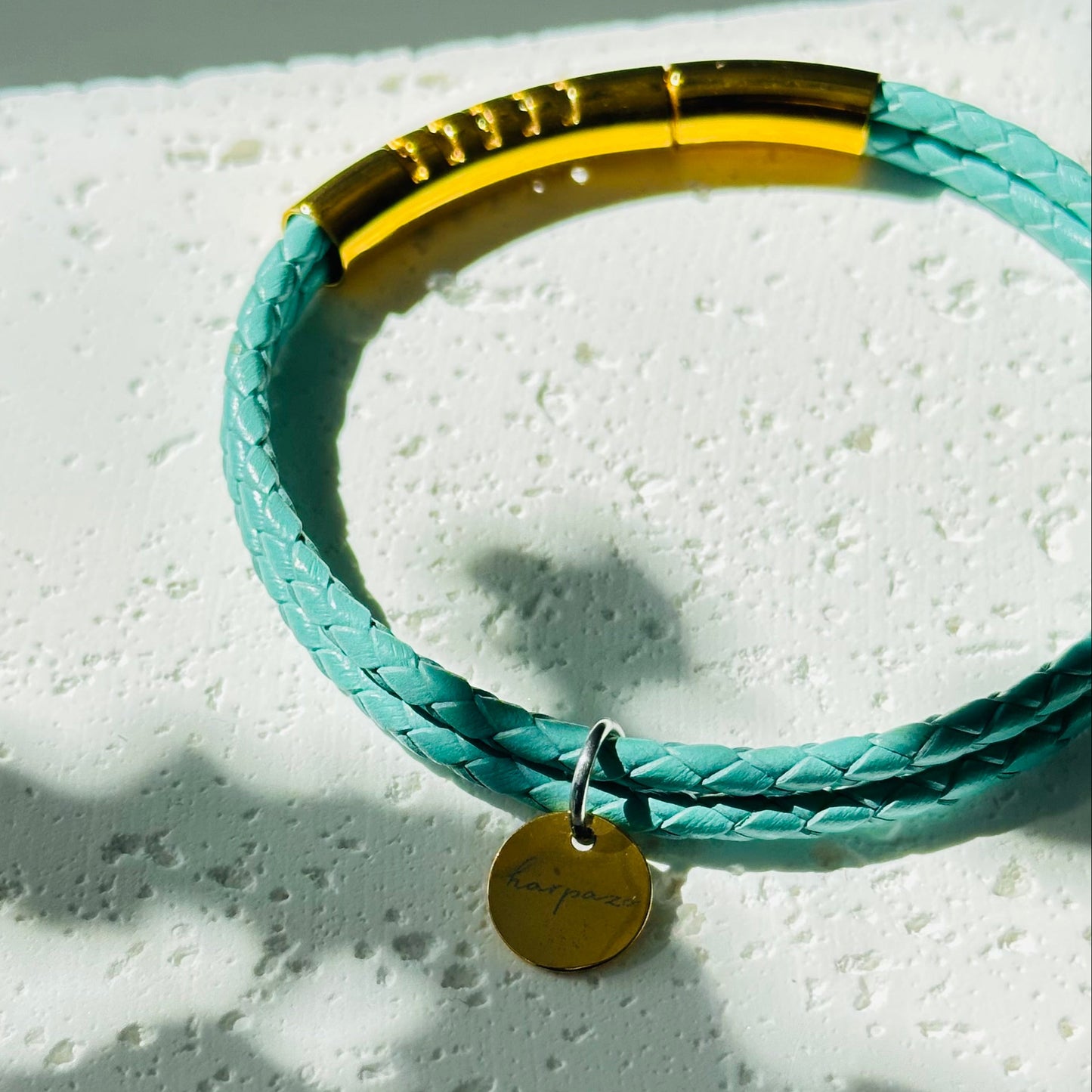 預購 | MOVE ON |芳香手工編織皮革手鍊 |