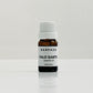 A small bottle labeled 'HARPAZO PALO SANTO essential oil 10ml' set against a white background.