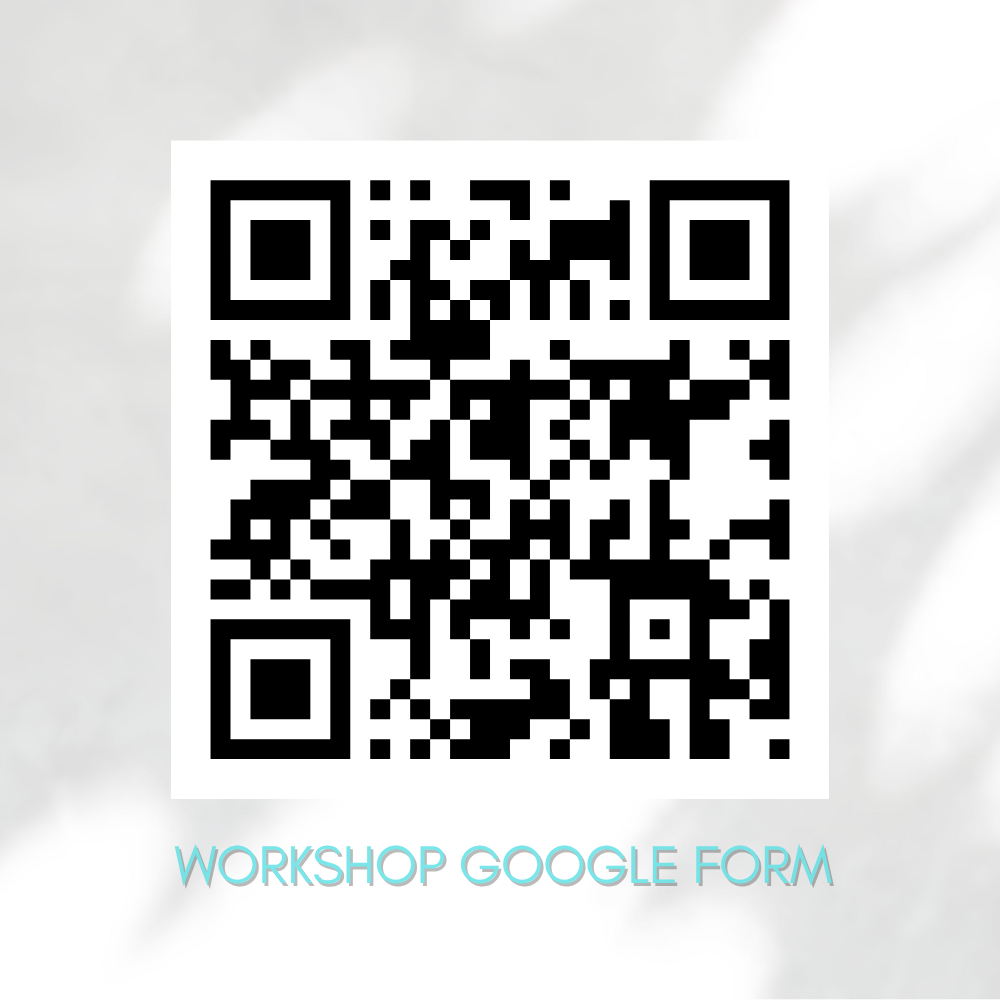 QR code on a white background with 'Workshop Google Form' text below